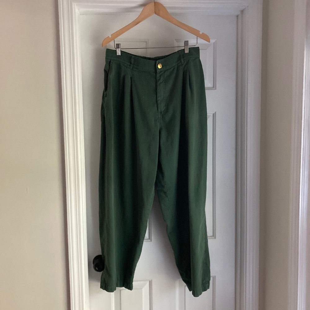Big Bud Press Trousers, Green, Size L, EUC